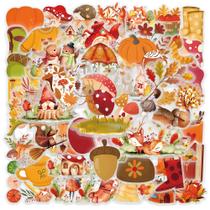 Adesivos Thanksgiving Autumn Harvest 50 peças à prova d'água