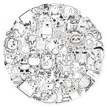 Adesivos Thumbs Up Animals em vinil impermeável Anime x50