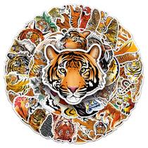 Adesivos Tiger Animal Vinyl Waterproof Graffiti 50 unidades/lote Adesivos Tiger Animal Vinyl Waterproof Graffiti 50 unidades/lote