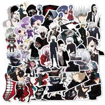 Adesivos Tokyos Ghouls Anime 50 unidades em PVC impermeável Adesivos Tokyos Ghouls Anime 50 unidades em PVC impermeável