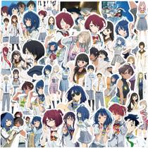 Adesivos Too Manys Losings Heroines, vinil impermeável, 50 unidades