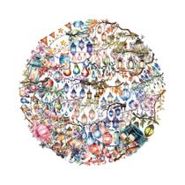 Adesivos Transparentes PET Em Formato De Lanterna (50 Peças) Para Celular, Computador, Geladeira,