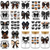Adesivos UV DTF Cup Wrap EOBecy Halloween para copos de 500 ml Adesivos UV DTF Cup Wrap EOBecy Halloween para copos de 500 ml