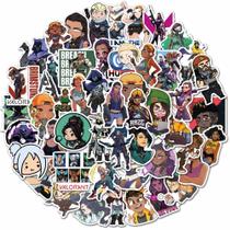 Adesivos Valorants, vinil impermeável, anime, 50 unidades/lote Adesivos Valorants, vinil impermeável, anime, 50 unidades/lote