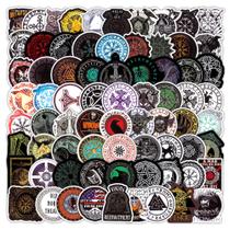 Adesivos Vikings Pirates 100 peças de vinil impermeável Anime S