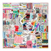 Adesivos, vinil para leitura de livros, grafite à prova d'água (50 unidades)