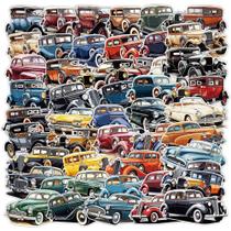 Adesivos vintage Classic Car 50 unidades de vinil retrô para automóveis