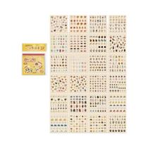 Adesivos Vintage Estilo Japonês PET Recortados 24pcs Para Scrapbooking Decoração De Diário DIY