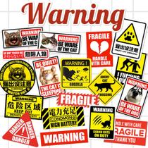 Adesivos Warning Animals Fashion Skate Maleta Tablet Adesivos Warning Animals Fashion Skate Maleta Tablet