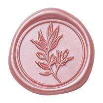 Adesivos Wax Seal Ponatia Rose Gold 50 unidades com 3 cm de diâmetro