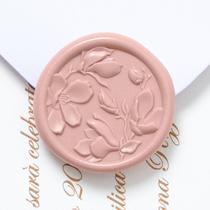 Adesivos Wax Seal UNIQOOO 3D Magnolia Wedding 50 unidades Dusty Rose Adesivos Wax Seal UNIQOOO 3D Magnolia Wedding 50 unidades Dusty Rose