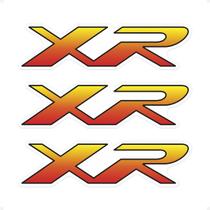 Adesivos XR Compatível Focus 2003 Emblema Laranja - Genérico
