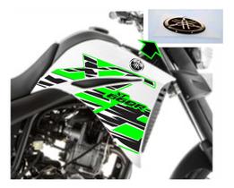 Adesivos Xt 660 2010/2013 Para Carenagem Cor Verde Kx10 Adesivos Xt 660 2010/2013 Para Carenagem Cor Verde Kx10