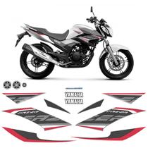Adesivos Yamaha Fazer 250 2017 2018 Moto Branca + Emblemas Adesivos Yamaha Fazer 250 2017 2018 Moto Branca + Emblemas