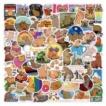 Adesivos YEESACG Capybaras Cute Cartoon Animals Waterproof 6