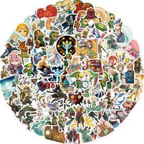 Adesivos YINFENGKANHAI 100 peças Zelda em PVC à prova d'água Adesivos YINFENGKANHAI 100 peças Zelda em PVC à prova d'água