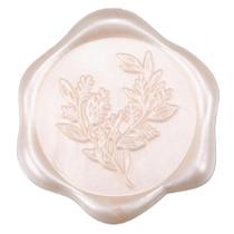 Adesivos Yoption Wax Seal, pacote com 50, champanhe, 3 cm Adesivos Yoption Wax Seal, pacote com 50, champanhe, 3 cm
