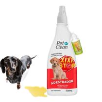 Adestrador Educador Xixi Stop Pet Clean 500ml Xixi sim 30ml Adestrador Educador Xixi Stop Pet Clean 500ml Xixi sim 30ml