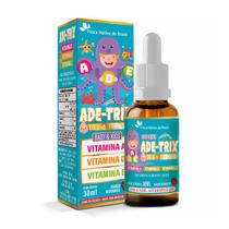 ADETRIX Vitamina A D E em Gotas Sabor Morango