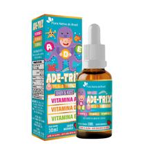 ADETRIX Vitaminas A D E Infantil Gotas 30ml Flora Nativa Sabor Morango