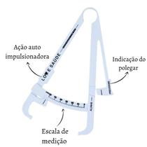 Adipometro Medidor Gordura Corporal Fita Imc Antropometrica