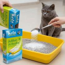 Aditivo Anti Odor Kets para Gato - 500Gr Kets para Areia Sanitária Bandeja Banherio Furba Aditivo Anti Odor Kets para Gato - 500Gr Kets para Areia Sanitária Bandeja Banherio Furba