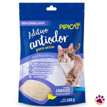 Aditivo Antiodor para Areia Sanitária Higiênica Pipicat Antibacterial para Gatos - 500g - Kelco Aditivo Antiodor para Areia Sanitária Higiênica Pipicat Antibacterial para Gatos - 500g - Kelco