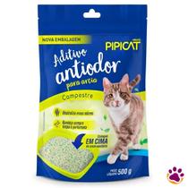 Aditivo Antiodor Para Areia Sanitária Higiênica Pipicat Campestre para Gatos - 500g - Kelco Aditivo Antiodor Para Areia Sanitária Higiênica Pipicat Campestre para Gatos - 500g - Kelco