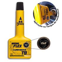 Aditivo Descabonizante Carbomove T9 Tirreno flex Gasolina Álcool Etanol Aplicação no Tanque limpeza manutenção bicos de injeção câmara de conbustão