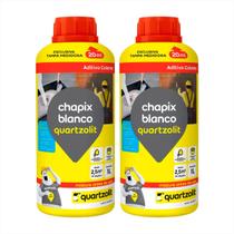 Aditivo Massa Chapix Blanco 1l - Quartzolit Kit C/ 2