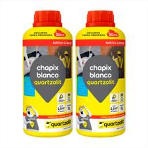 Aditivo Massa Chapix Blanco 1l - Quartzolit Kit C/ 2