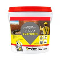 Aditivo para Argamassa Chapix 3,6L Quartzolit