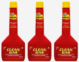 Aditivo para combustível CLEAN GAS BARDAHL - KIT COM 3 UNIDADES