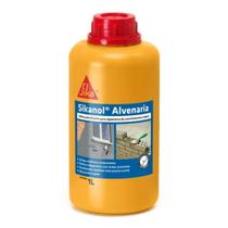 Aditivo Plastificante Alvenaria Reboco Sikanol 1L Sika