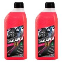 Aditivo Radiador 1 Litro Orgânico Rosa Long Life PRONTO PARA USO Paraflu-Kit 02 unidades