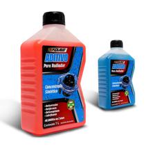 Aditivo Radiador Koube Concentrado Sintético para Motores Flex e Diesel 1L Azul Laranja
