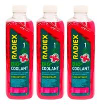 Aditivo Radiador Rosa Bio Coolant Radiex 3 Lts Concentrado