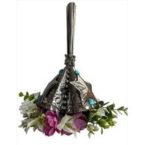 Adjá de Aço 3 Bocas Iemanjá Estrela Luxo Ferramenta Ritualística Energia e Proteção Adjá de Aço 3 Bocas Iemanjá Estrela Luxo Ferramenta Ritualística Energia e Proteção