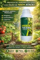 Adjuvante a Base de Óleo Vegetal Neem Puro 1 Litro Atack Eficiente