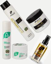 Adlux Kit Argila Branca, Kit Alto Impacto, Reparador de pontas Caviar vidro