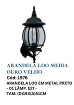 Adn+ Arandela Loo Media Pt 1w Sh0001/1w M 1976