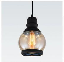 Adn+ Pendente Ambar+pt 1lamp E27