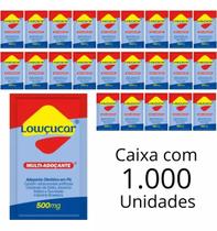 Adoçante Diet Multi Adoçante Lowçucar Em Sachê De 500mg Caixa Com 1000 Unidades Para Hotel