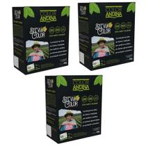 Adoçante dietético em pó Color Andina display com 50 sachês de 800 mg - 3 caixas - COLOR ANDINA FOODS