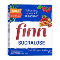 Adoçante Dietético Sucralose Finn 50 Sachês