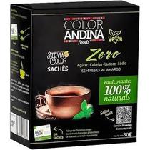 Adoçante Em Sachê Stevia Vegano Color Andina 30 g