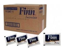 Adoçante Finn Pó Sucralose Kit Com 600 Envelopes