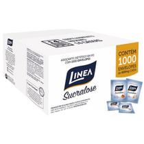 Adoçante Linea Em Pó Sucralose Caixa Com 1000 Sachês De 0,5g - Adocante