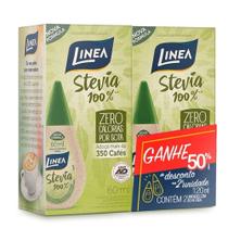 Adoçante Linea Stevia Líquido 60ml Embalagem com 2 Unidades Adoçante Linea Stevia Líquido 60ml Embalagem com 2 Unidades