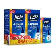 Adoçante Linea Sucralose Gotas 2 Unidades de 75ml Cada e Ganhe 25ml Adoçante Linea Sucralose Gotas 2 Unidades de 75ml Cada e Ganhe 25ml